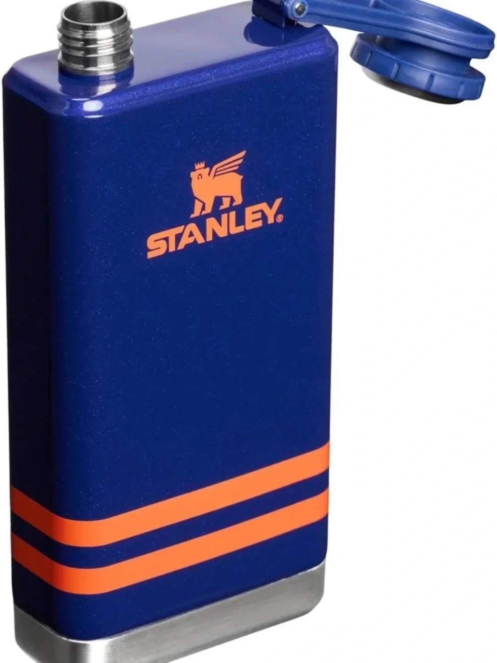 Stanley 8 oz Stainless Steel Regal Blue Shimmer Flask - Picture 3 of 4
